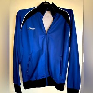 ASICS zip up track jacket. Size Large
